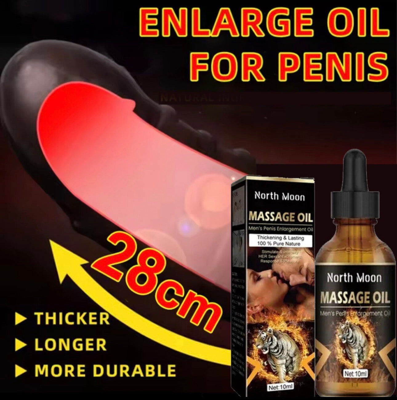 Crème à l'huile pour homme, Nature 24ss, agrandissement du coa, extension de la taille XXL, produit de pilule androgène érectile