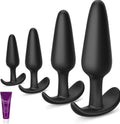 Ensemble de 4 plugs anaux en silicone