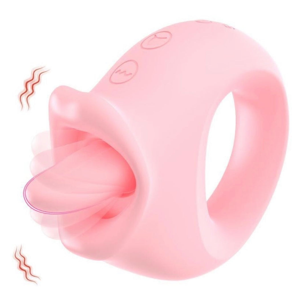 Vibrateur féminin à bouton