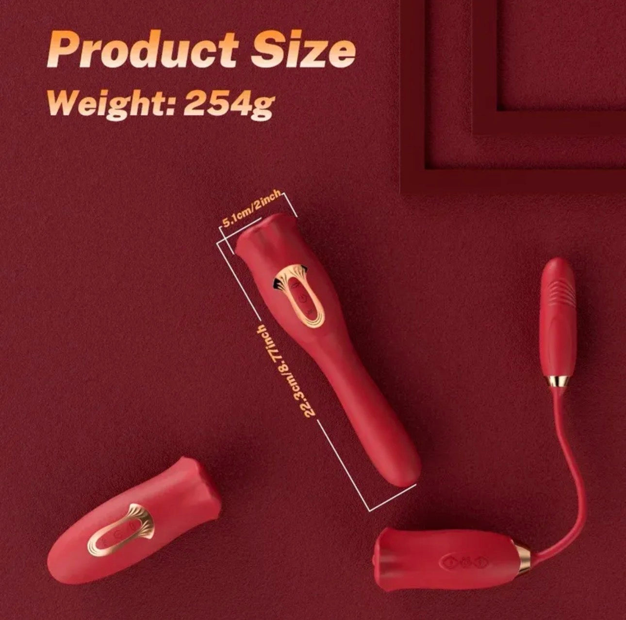 Vibromasseur léchant la langue et mordant pour femme, stimulateur anal, clitoris, mamelon, masturbateur féminin, adulte