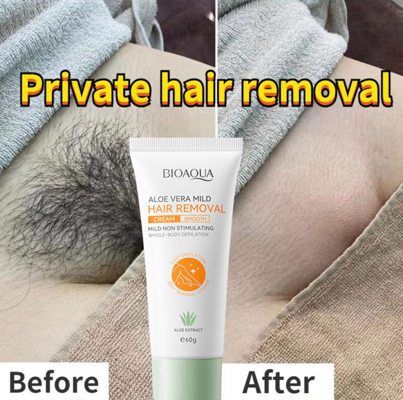 Crème privée à l'aloe vera