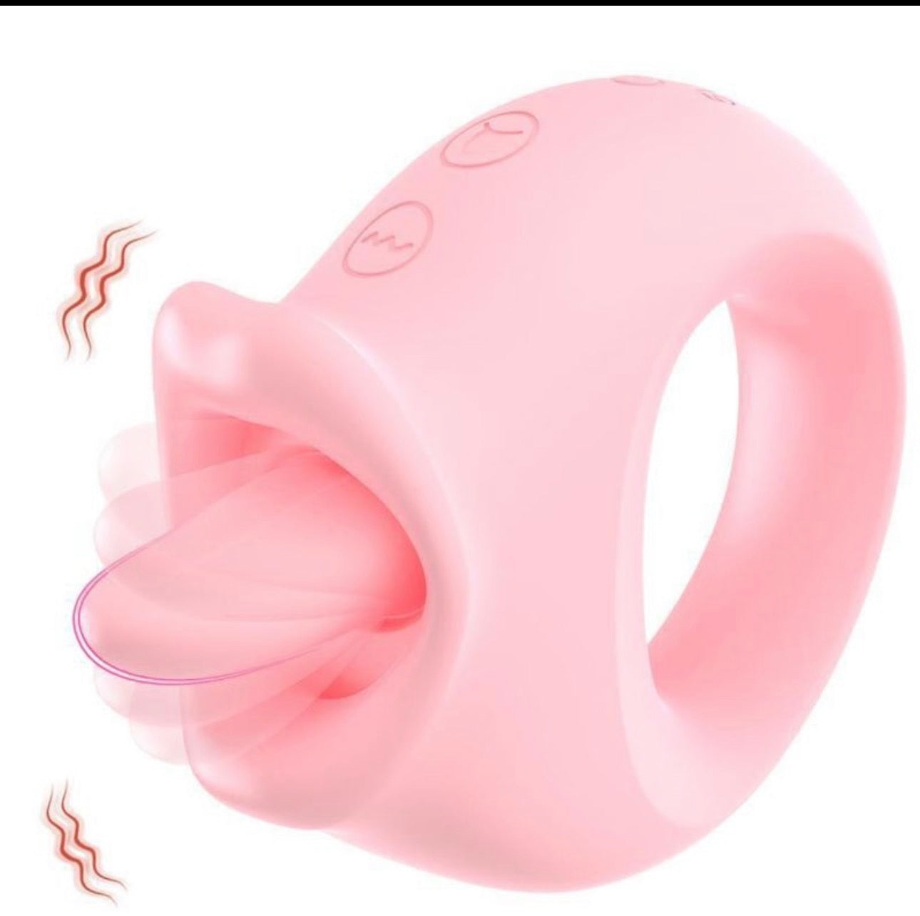 Vibrateur féminin à bouton