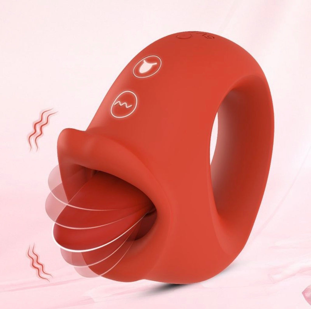 Vibrateur féminin à bouton